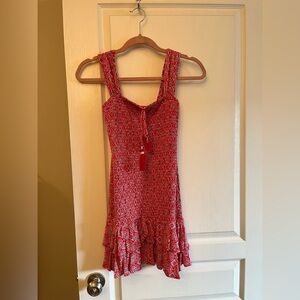 Super cute fitted red dress - worn twice